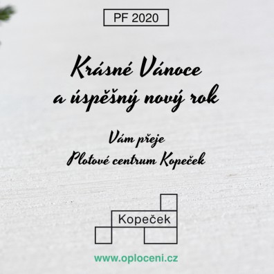 PF 2020 a informace k vánoční provozní době